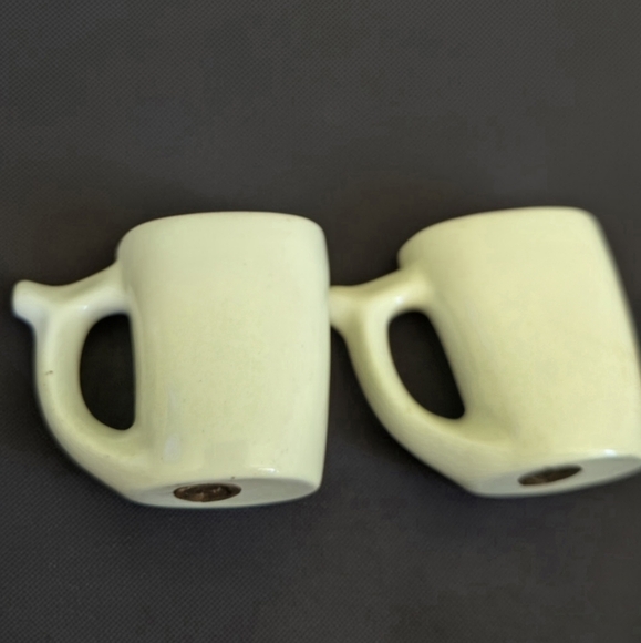 Vintage Karlovy Vary Spa Sipping Cups | Weisenbach Ceramic Set of 2 - Picture 3 of 7